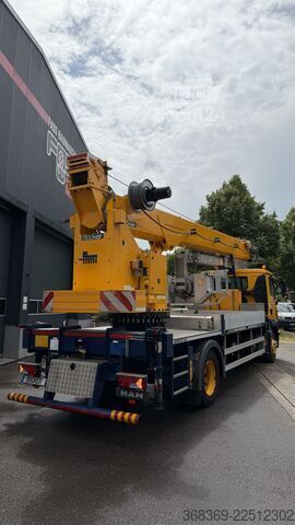 Kuorma-autoon asennettu työskentelyalusta Böcker K 44 / 4000 auf MAN TGM 18.290 | mehrfach verfügbar | Funk | TÜV-UVV