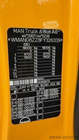 Kuorma-autoon asennettu työskentelyalusta Böcker K 44 / 4000 auf MAN TGM 18.290 | mehrfach verfügbar | Funk | TÜV-UVV