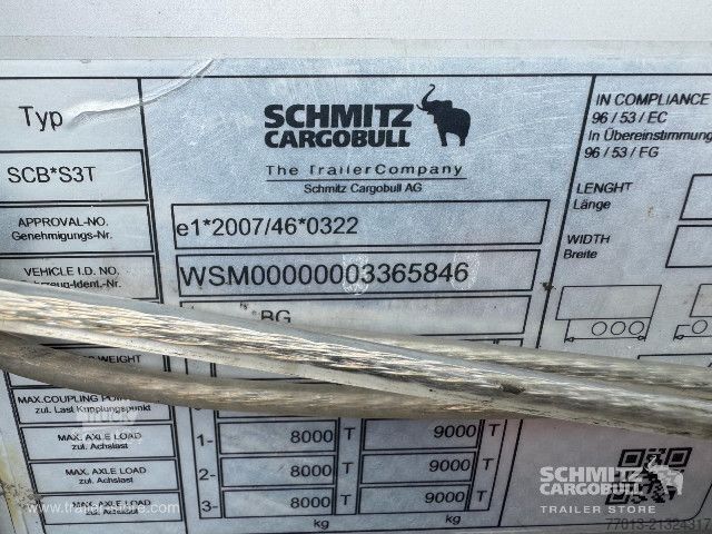 Semirremolque abierto con toldo Schmitz Cargobull Curtainsider Standard