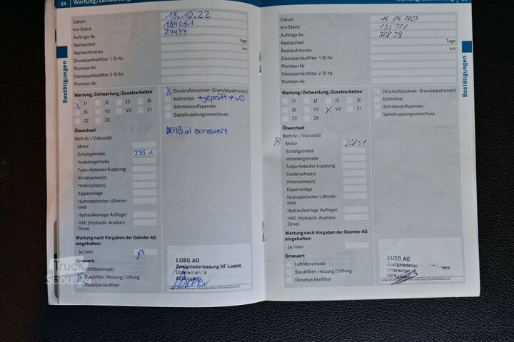 LKW mit Kofferaufbau Mercedes-Benz Actros 1843  LBW Alufelgen Scheckheft AHK Retarder