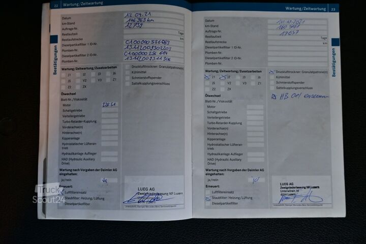 LKW mit Kofferaufbau Mercedes-Benz Actros 1843  LBW Alufelgen Scheckheft AHK Retarder