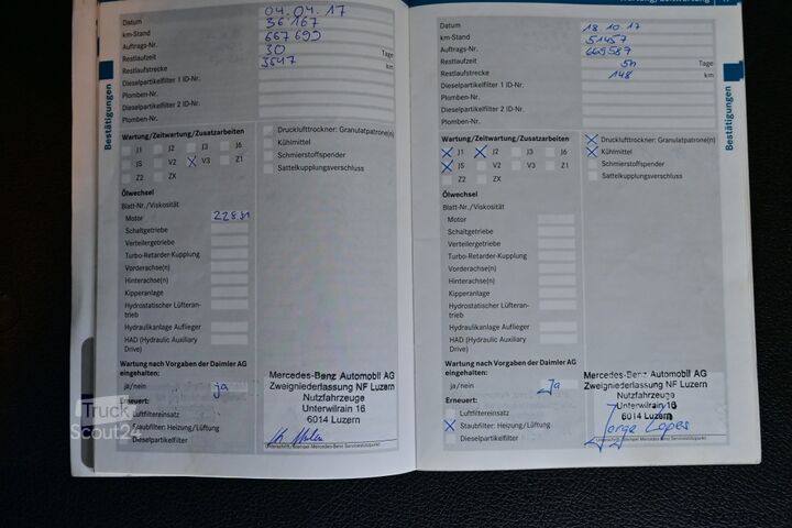 LKW mit Kofferaufbau Mercedes-Benz Actros 1843  LBW Alufelgen Scheckheft AHK Retarder