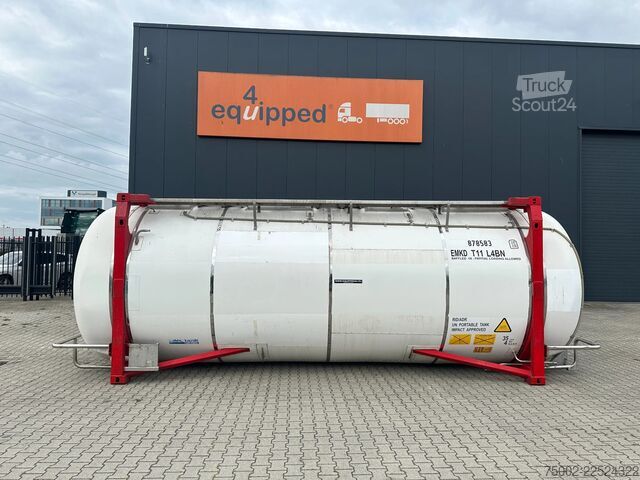 Conteneur-citerne CIMC 34.820L / 1-comp. / 4 BAFFLES / 20FT swapbody /...