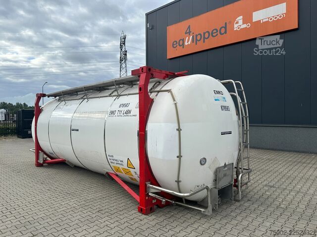 Conteneur-citerne CIMC 34.820L / 1-comp. / 4 BAFFLES / 20FT swapbody /...