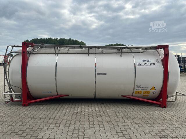 Conteneur-citerne CIMC 34.820L / 1-comp. / 4 BAFFLES / 20FT swapbody /...