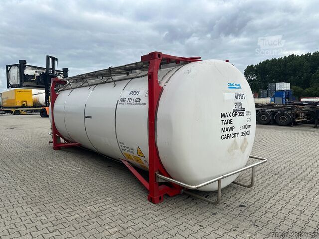 Conteneur-citerne CIMC 34.820L / 1-comp. / 4 BAFFLES / 20FT swapbody /...