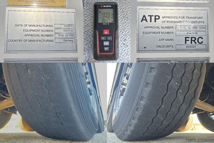 Ψυκτικός ημιρυμουλκούμενος SCHMITZ CARGOBULL SKO 24/L - 13.4 FPK 60 *Rohrbahn *Meat *Fleisch