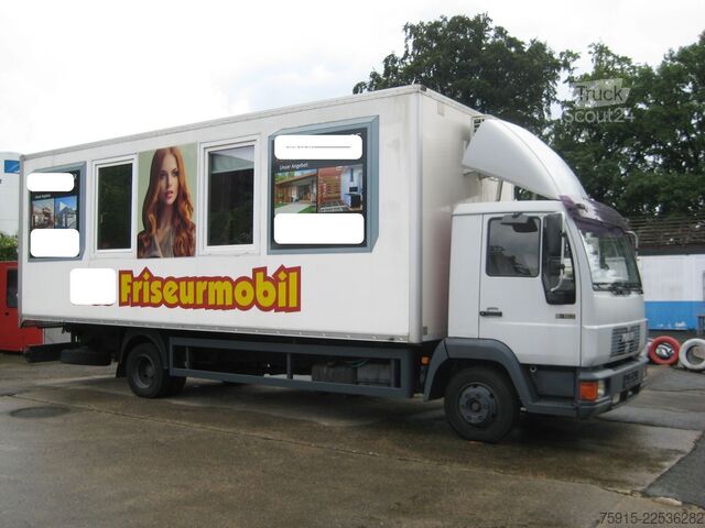 Furgoneta personalizada MAN 8.163 Friseurgeschäft Salon mit 4 Plätzen 7,49t