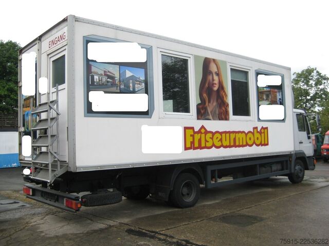 Furgoneta personalizada MAN 8.163 Friseurgeschäft Salon mit 4 Plätzen 7,49t