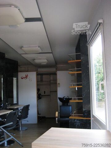 Furgoneta personalizada MAN 8.163 Friseurgeschäft Salon mit 4 Plätzen 7,49t