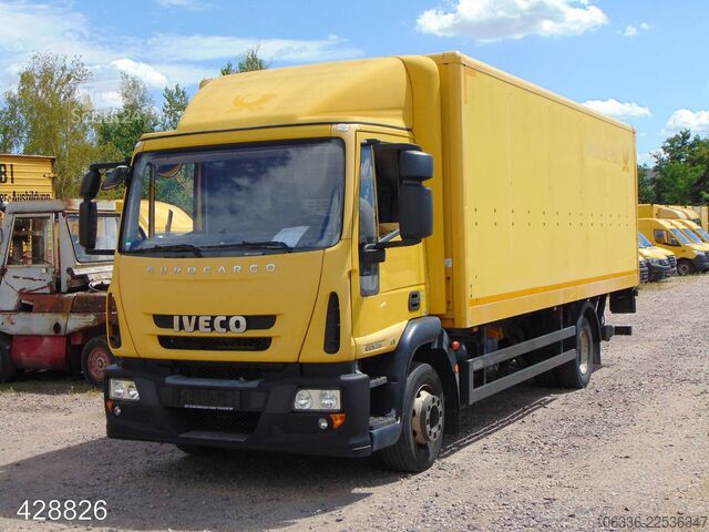 Vrachtwagen met bakwagen IVECO EuroCargo ML 120 E 28 LBW-AHK-COC