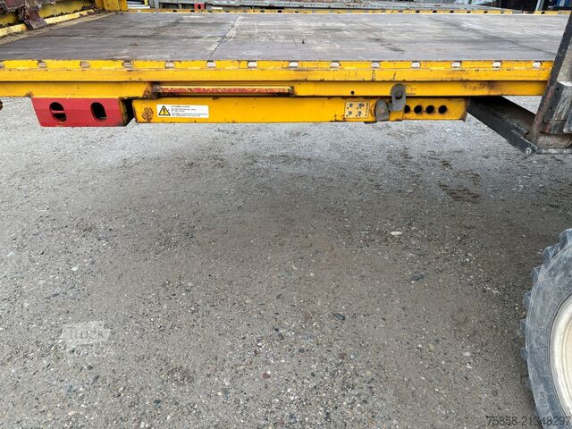 Відкритий змінний корпус Krone BDF 7,45m Lochleiste Teleskopstützen