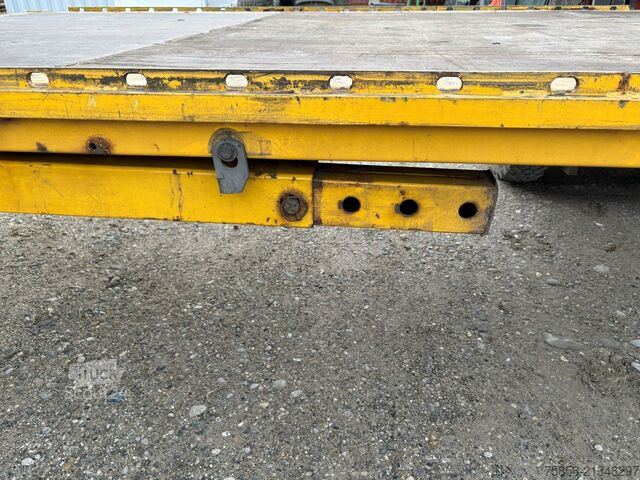 Відкритий змінний корпус Krone BDF 7,45m Lochleiste Teleskopstützen