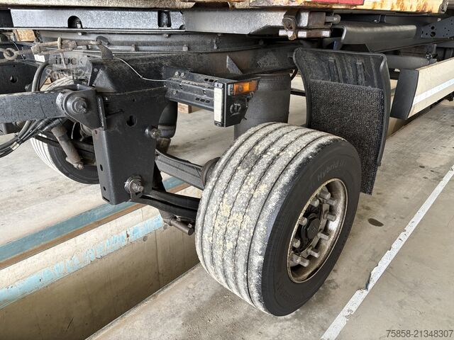 напівпричіп зі змінним шасі Krone Lafette Breitreifen 445 + langer Hub