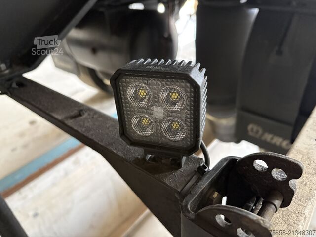 напівпричіп зі змінним шасі Krone Lafette Breitreifen 445 + langer Hub