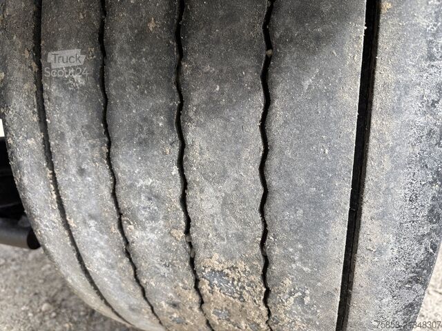 напівпричіп зі змінним шасі Krone Lafette Breitreifen 445 + langer Hub