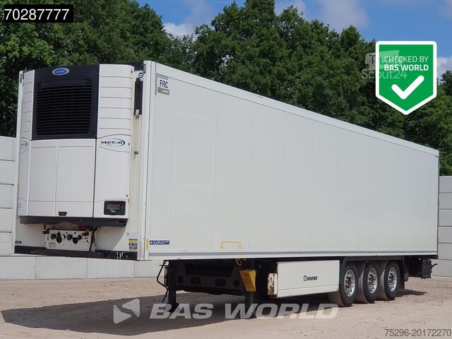 Refrigerated/freezer transport Krone SD Doppelstock Palettenkasten Liftachse ATP-FRC