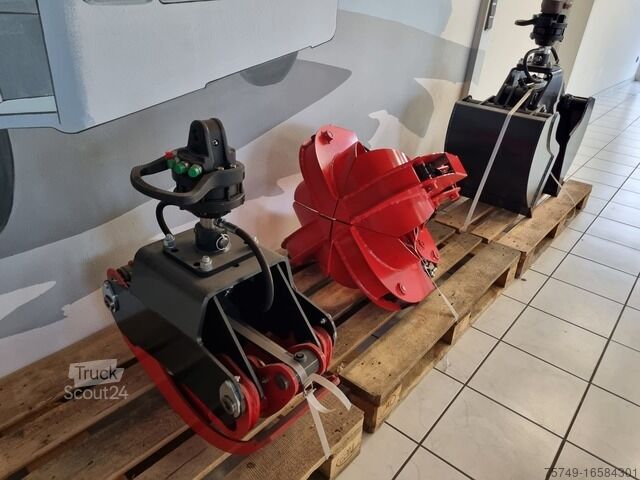 Alții ungesetzt Greifer Holz Schrott Zweischallen m. Rotator