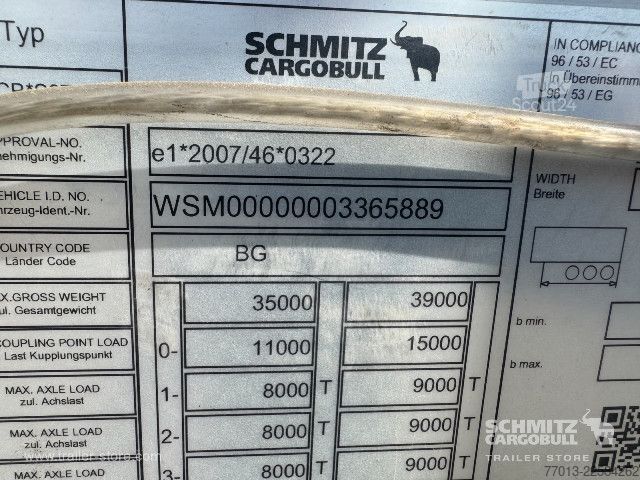 Brandalı açık yarı römork Schmitz Cargobull Curtainsider Standard