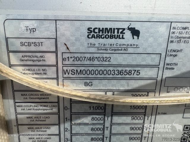 Brandalı açık yarı römork Schmitz Cargobull Curtainsider Standard