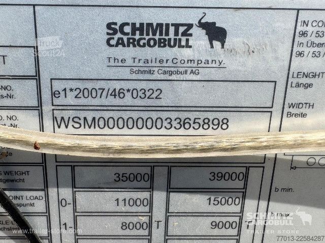 Avoin puoliperävaunu pressulla Schmitz Cargobull Curtainsider Standard
