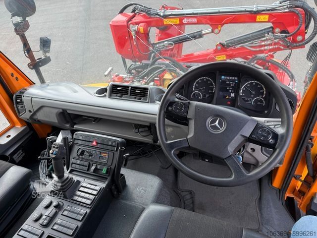 Kiepwagen UNIMOG U427 4x4 Tipper / Kipper  / Dücker Fräse BRS 15