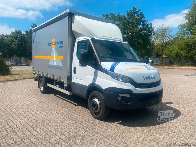 Gardinsided kassevogn IVECO Daily 72C18 Hi-Matic Schiebe Plane +LBW