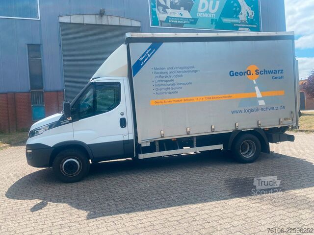 Gardinsided kassevogn IVECO Daily 72C18 Hi-Matic Schiebe Plane +LBW