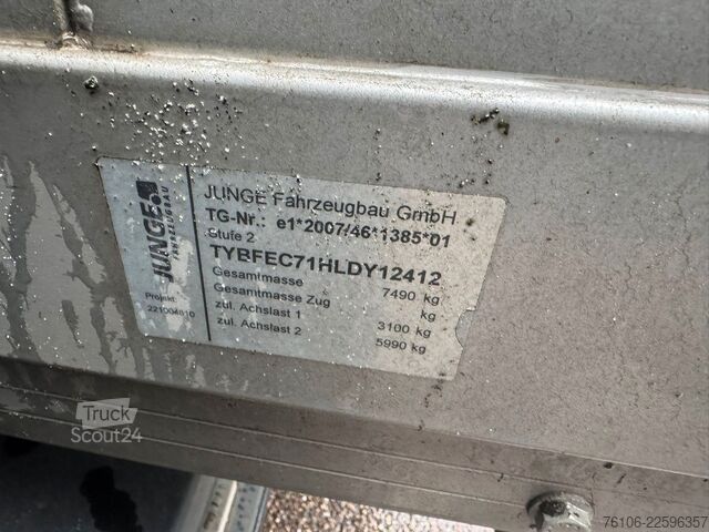Sandučar FUSO Canter 7C18 Koffer mit Ladebordwand *Klima*