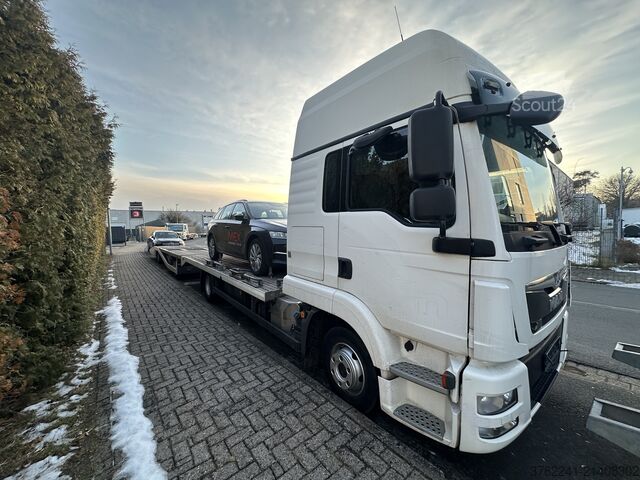 Dėžinis sunkvežimis MAN TGL 8.250 Autotransporter FFH Standklima