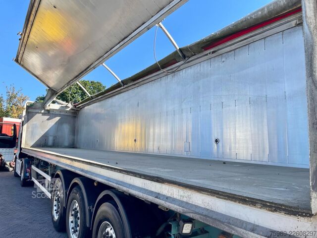 Volquete Trouillet SOCARI 69 m3, left side opens, self pump tyres,...
