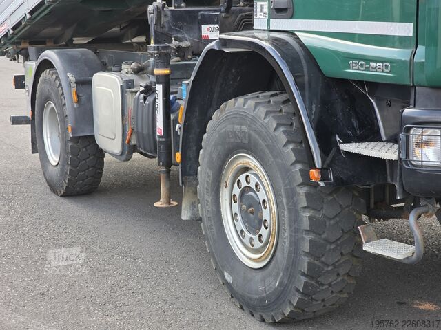 Camião basculante Iveco 150E280 4x4 Allrad Kipper HMF 1820