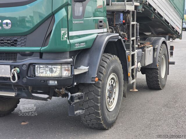 Camião basculante Iveco 150E280 4x4 Allrad Kipper HMF 1820