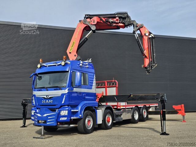 Vrachtwagen met kraan MAN TGS 35.500 8x4-6 / PALFINGER 92 t/m CRANE +JIB