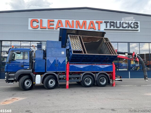 Imuajoneuvo MAN TGS 41.440 8x4 Full Steel Reschwitzer 10m³ Saug...