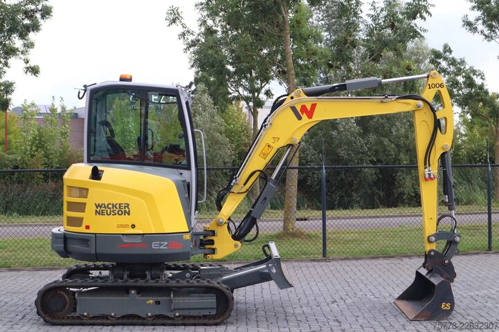 Miniexcavadora WACKER NEUSON EZ36 | VDS | 3X BUCKET | LOW HOURS! | QUICK COU...