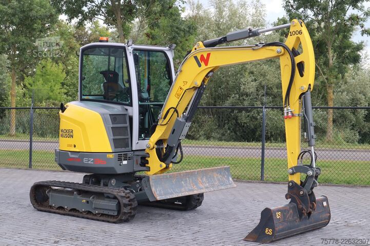 Miniexcavadora WACKER NEUSON EZ36 | VDS | 3X BUCKET | LOW HOURS! | QUICK COU...