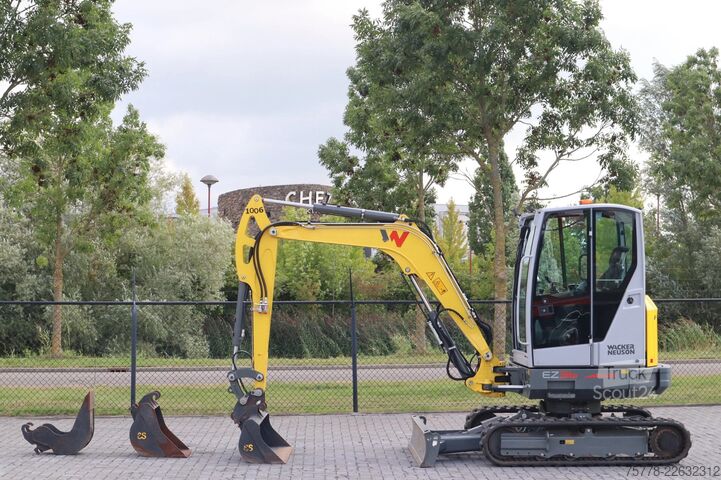 Excavadora sobre orugas WACKER NEUSON EZ36 | VDS | 3X BUCKET | LOW HOURS! | QUICK COU...