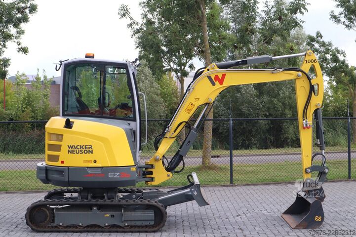 Excavadora sobre orugas WACKER NEUSON EZ36 | VDS | 3X BUCKET | LOW HOURS! | QUICK COU...