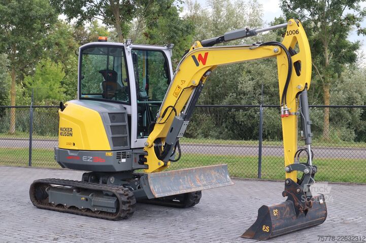 Excavadora sobre orugas WACKER NEUSON EZ36 | VDS | 3X BUCKET | LOW HOURS! | QUICK COU...