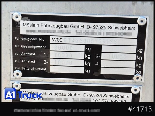 مقطورة منخفضة التحميل Möslein TA 3, verzinkt verbreiterbar, Ladefläche 8770mm