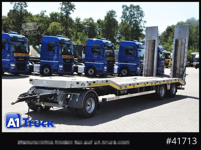 مقطورة منخفضة التحميل Möslein TA 3, verzinkt verbreiterbar, Ladefläche 8770mm