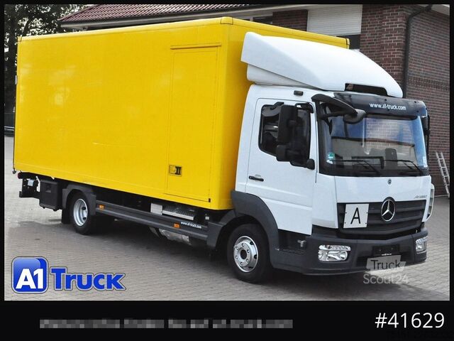 Skříňová dodávka MERCEDES-BENZ Atego 818 L, Koffer, Automatik, , Seitentür