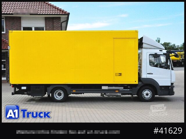 Skříňová dodávka MERCEDES-BENZ Atego 818 L, Koffer, Automatik, , Seitentür