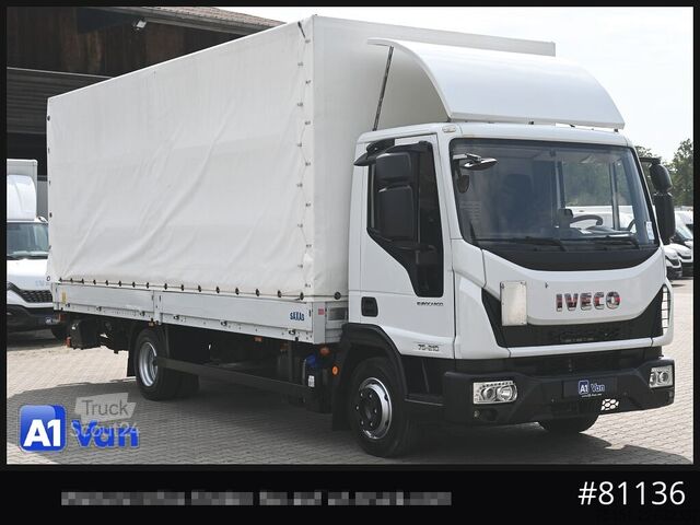 شاحنة نقل مخصصة IVECO Eurocargo 75E21 Pritsche Plane, LBW, Luftfederung