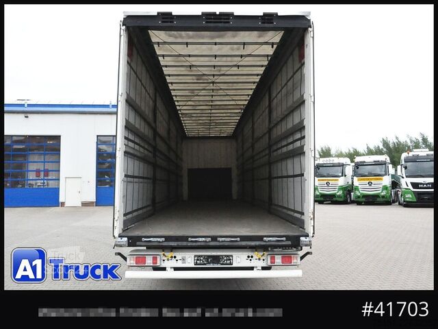 مقطورة نصفية مفتوحة مع قماش مشمع KRONE SD, Tautliner Mega,1 Vorbesitzer,