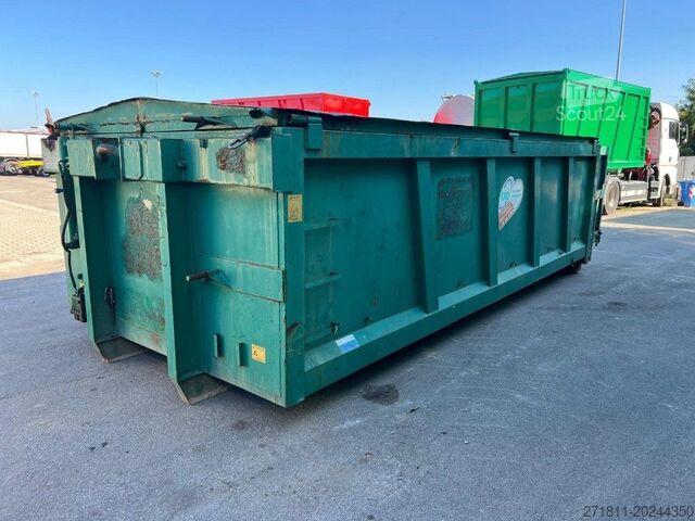 Afzetcontainer  CONTAINER SCARRABILE USATO CON COPERCHIO