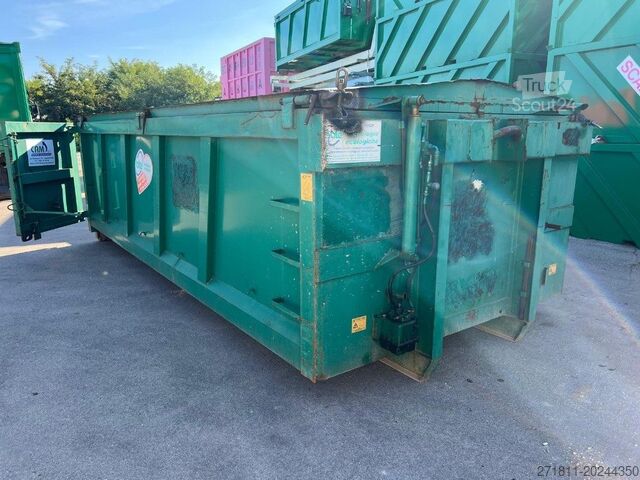 Afzetcontainer  CONTAINER SCARRABILE USATO CON COPERCHIO