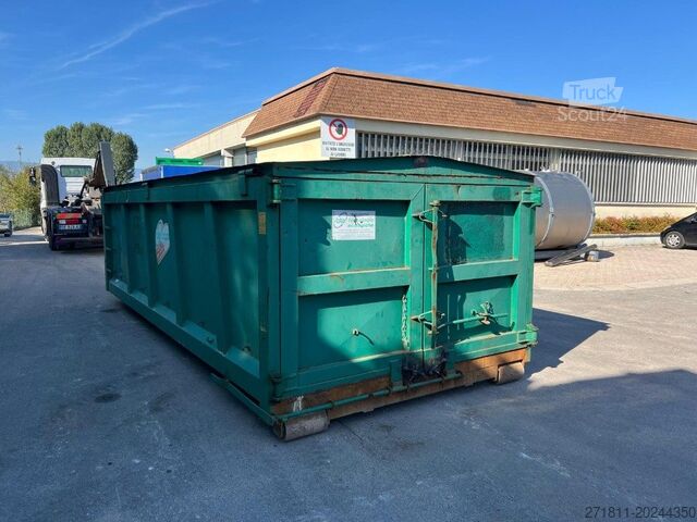 Afzetcontainer  CONTAINER SCARRABILE USATO CON COPERCHIO