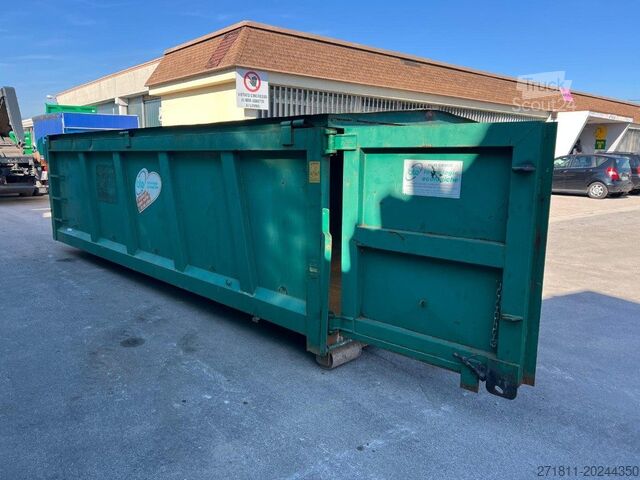 Afzetcontainer  CONTAINER SCARRABILE USATO CON COPERCHIO